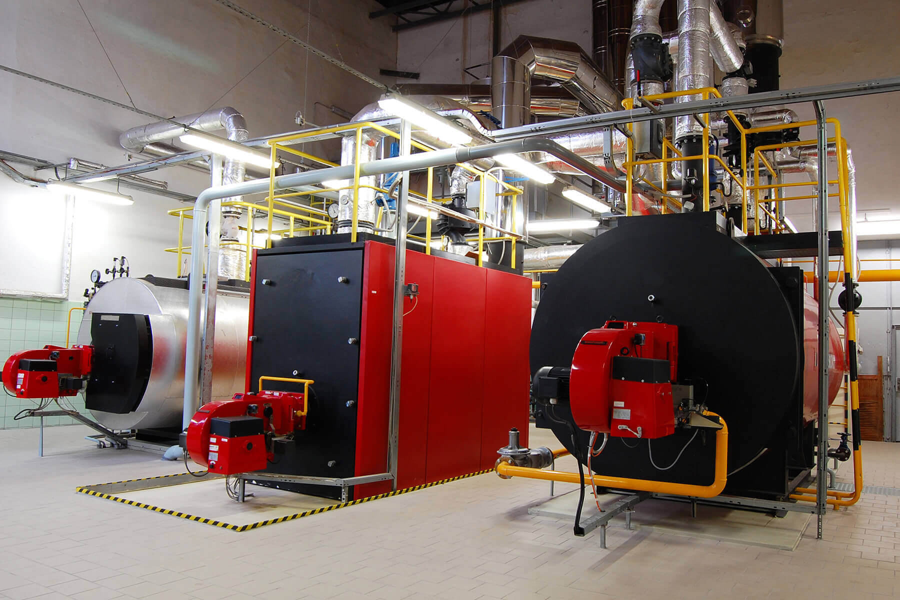 Our engineers are fully trained to all current standards, to service industrial boilers
